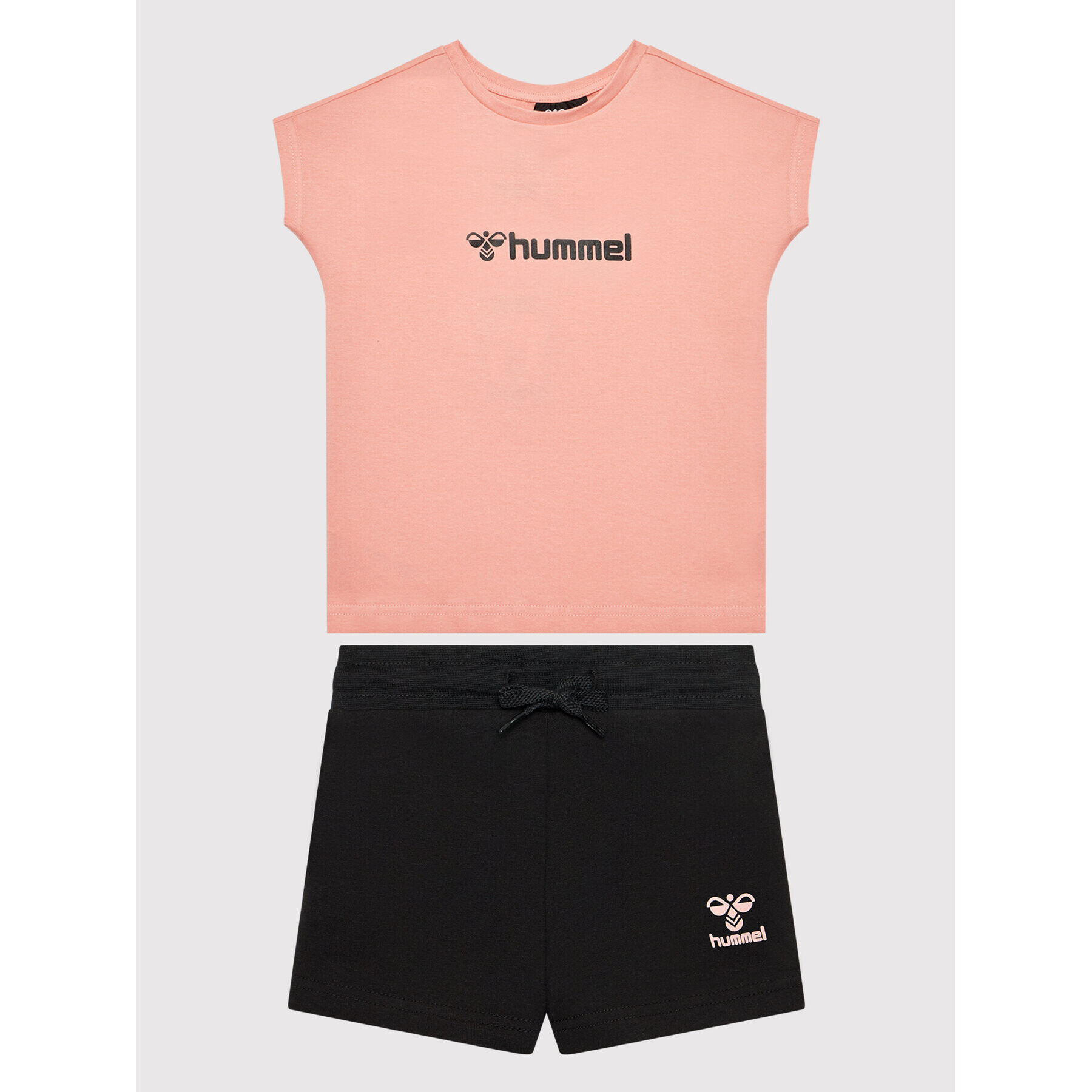 Hummel Σετ t-shirt και αθλητικό σορτς - Pepit.gr