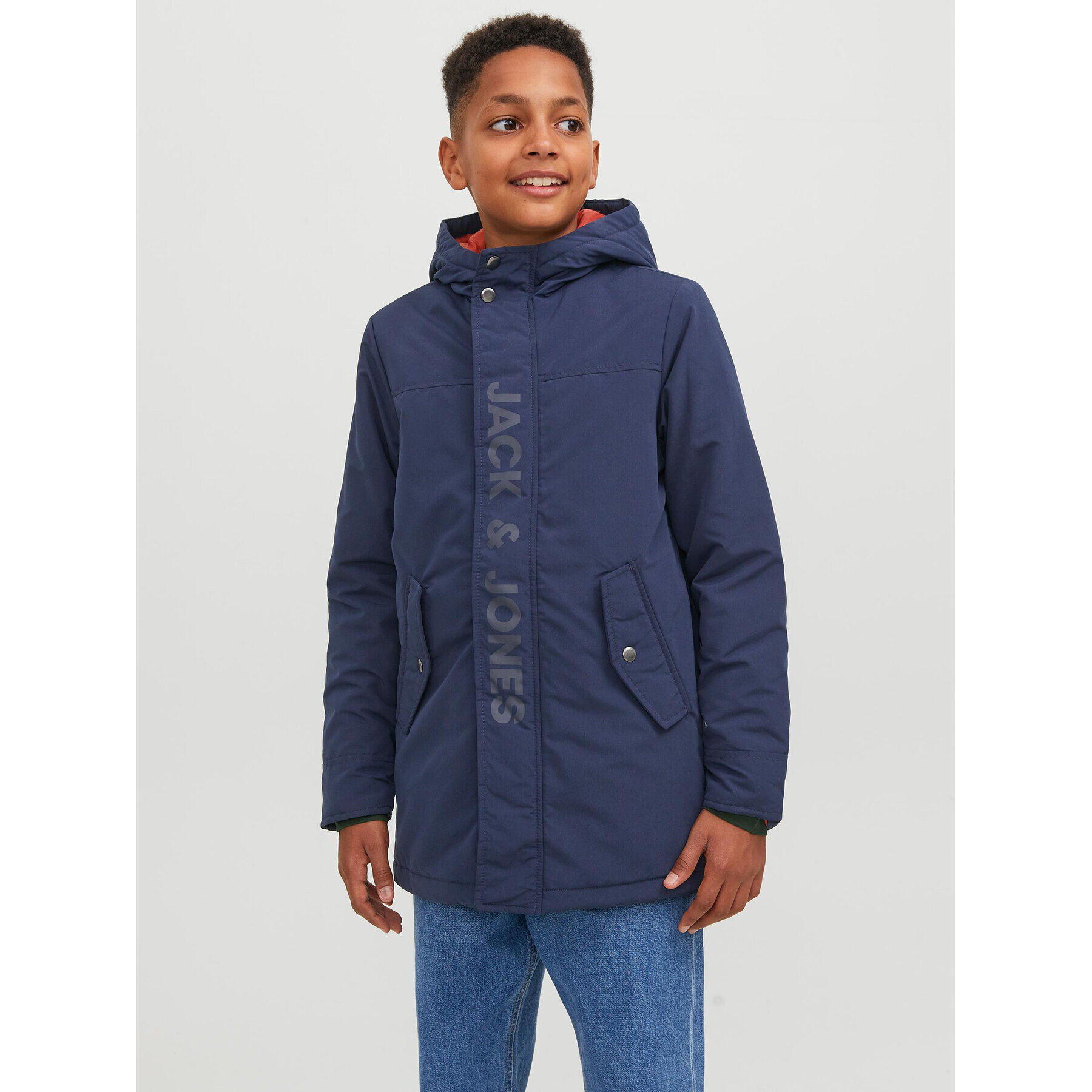 Jack&Jones Junior Μπουφάν χειμωνιάτικο - Pepit.gr