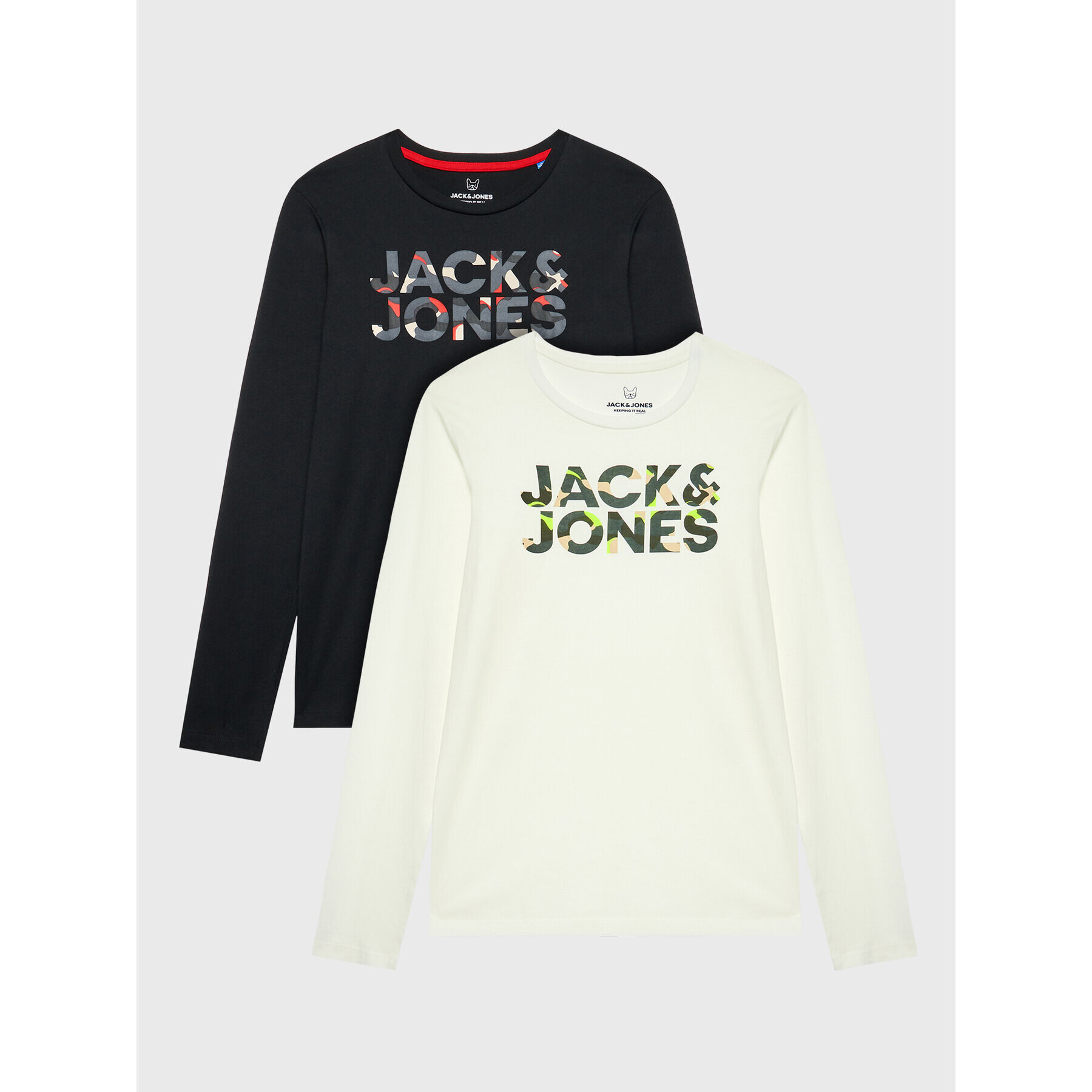 Jack&Jones Junior Σετ 2 μπλουζάκια - Pepit.gr