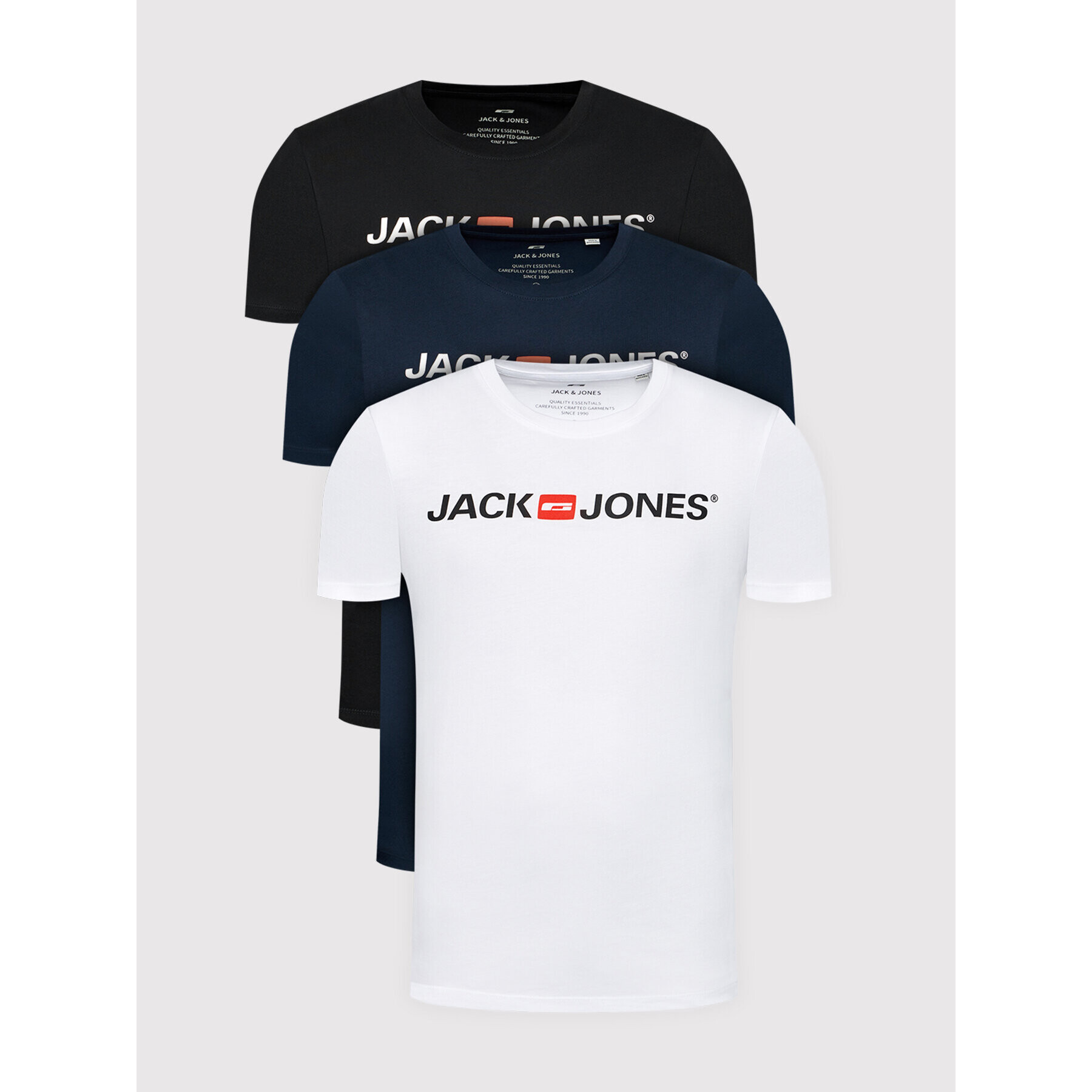 Jack&Jones Σετ 3 T-Shirts - Pepit.gr