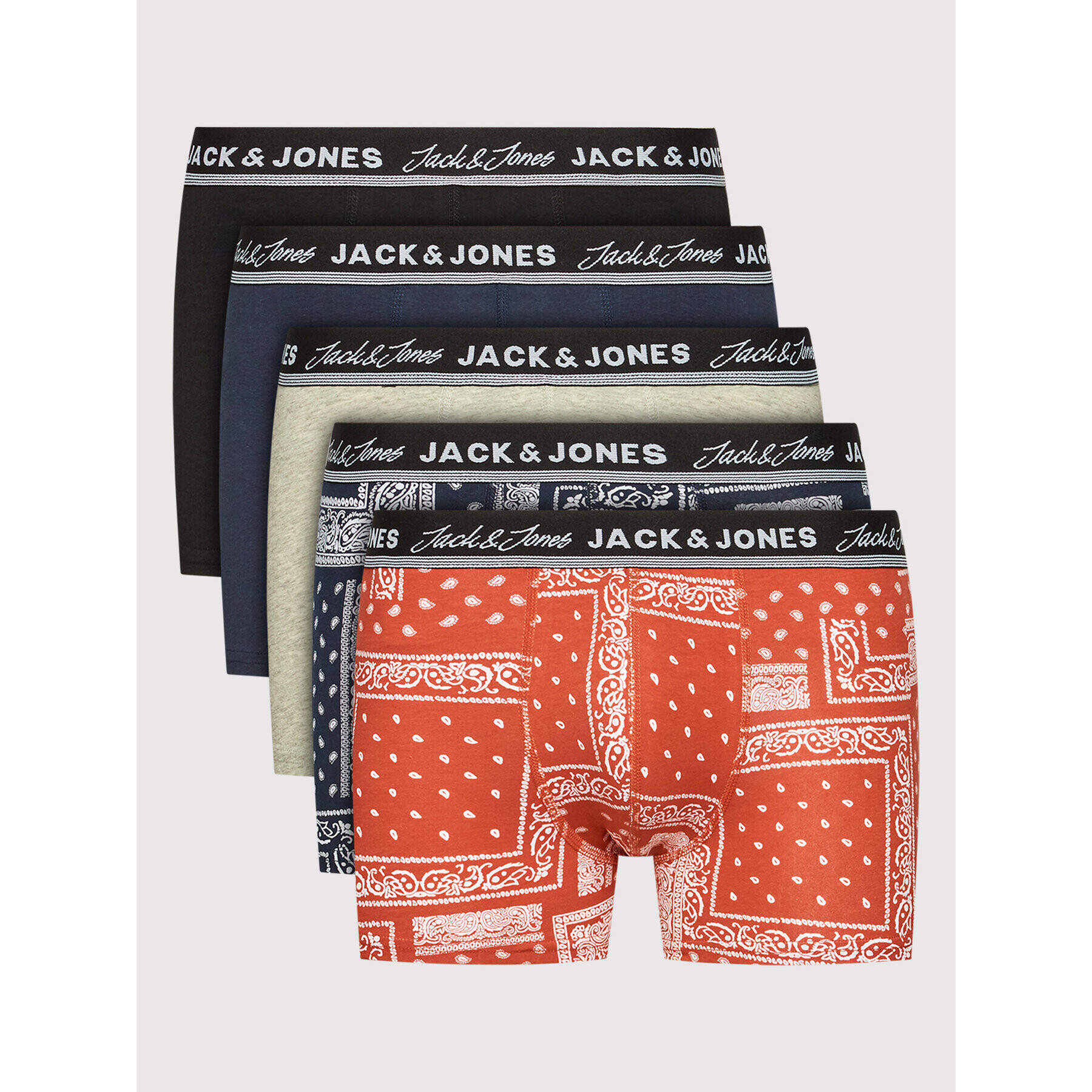 Jack&Jones Σετ μποξεράκια 5 τμχ. - Pepit.gr