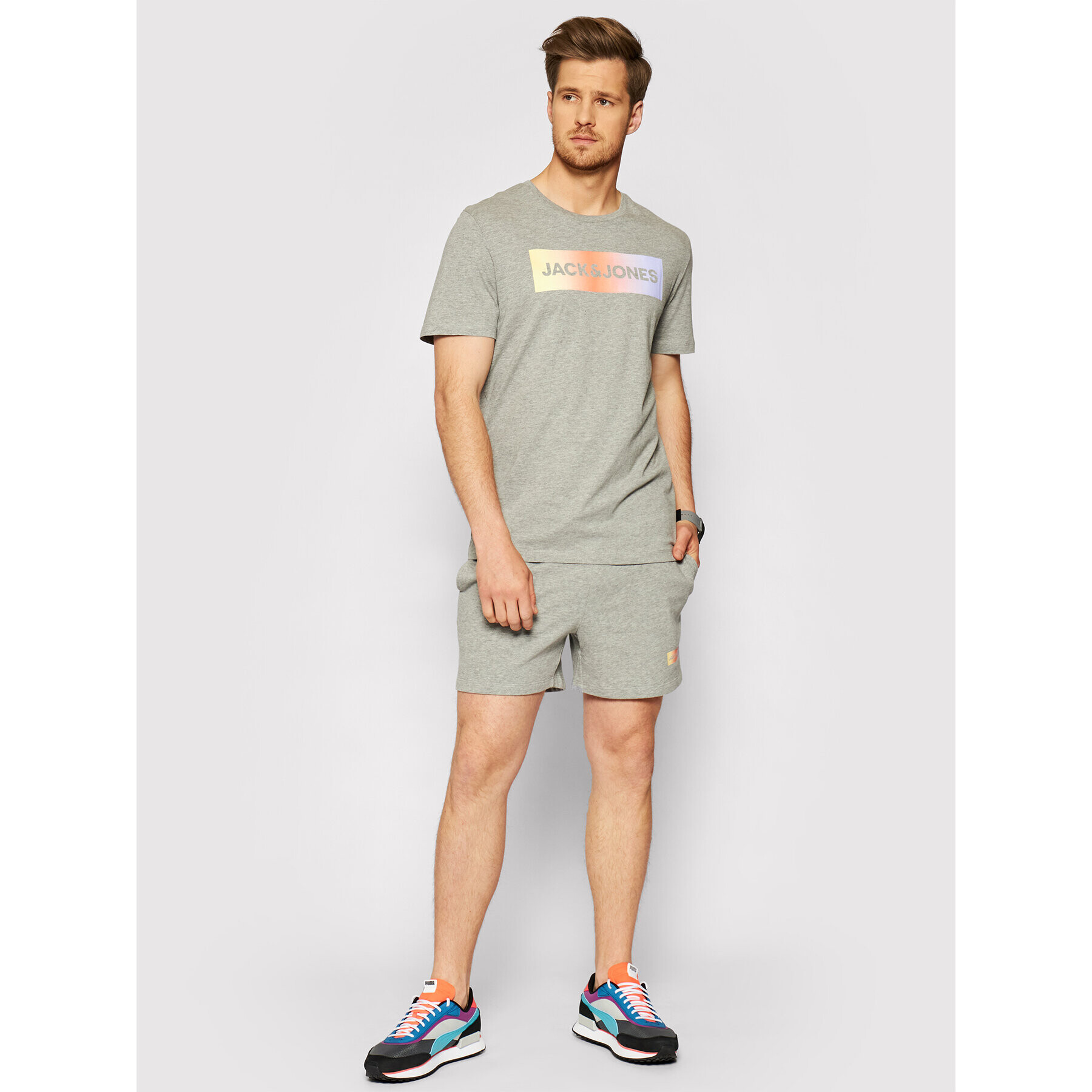 Jack&Jones Σετ t-shirt και αθλητικό σορτς - Pepit.gr