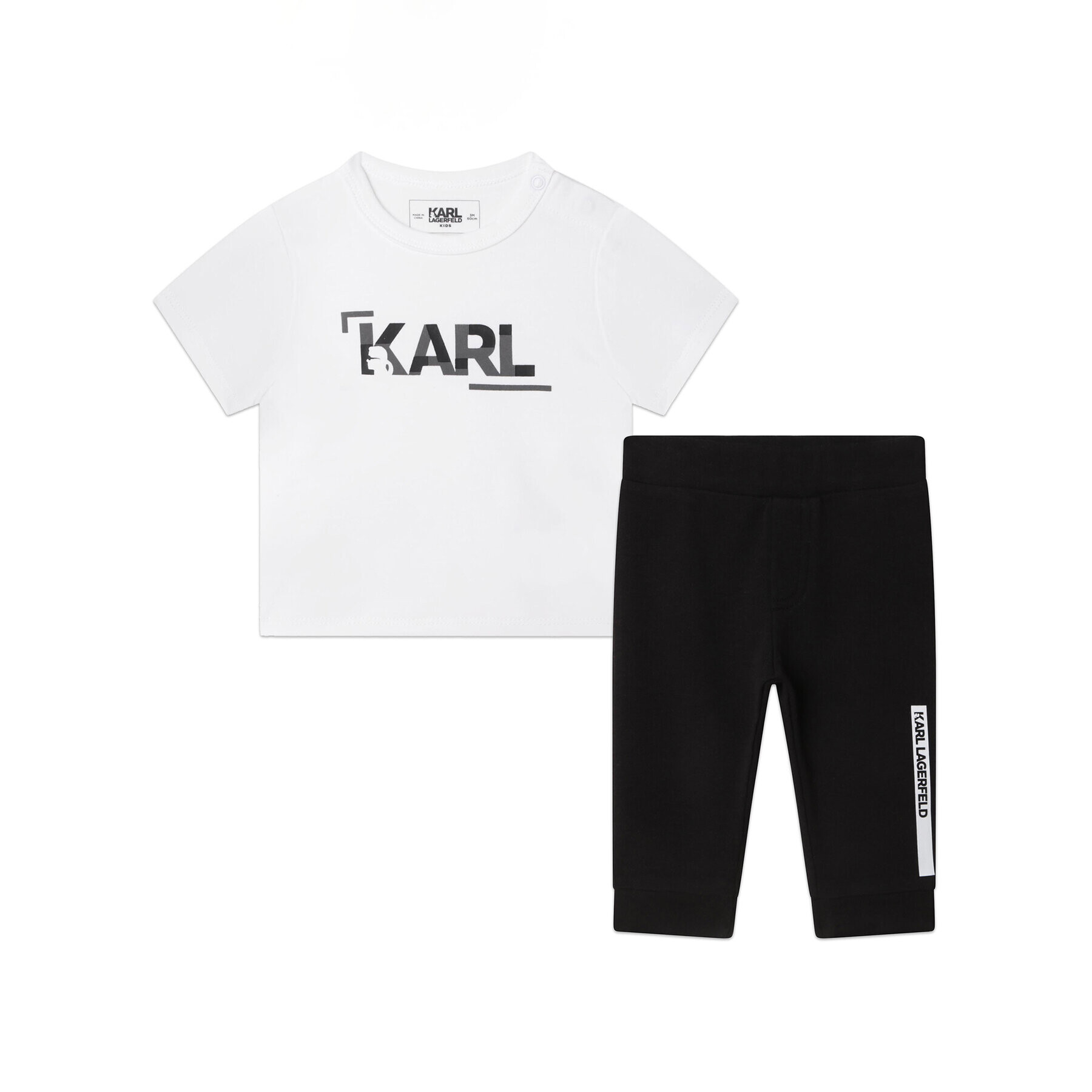 Karl Lagerfeld Kids Σετ t-shirt και παντελόνι - Pepit.gr