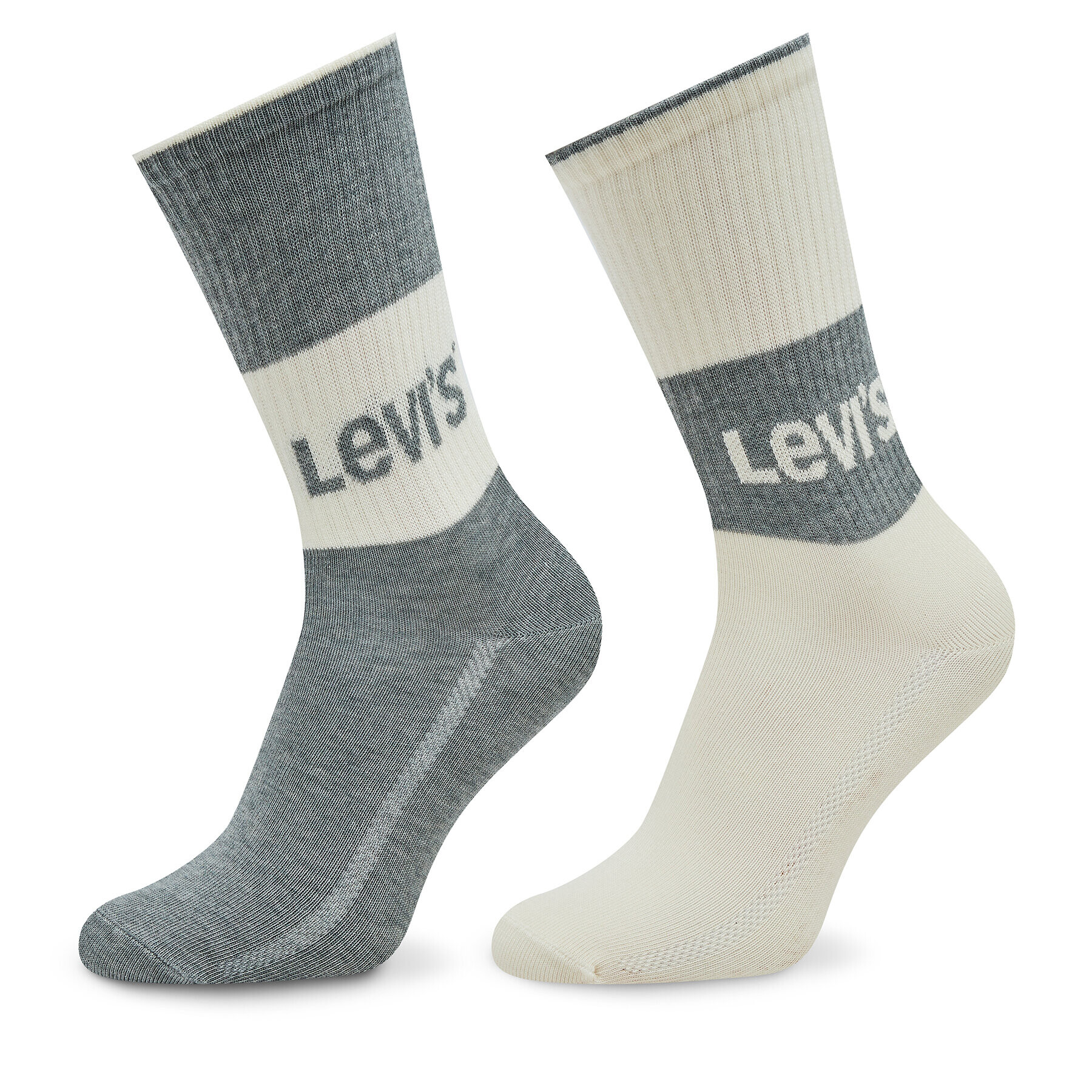 Levi's® Σετ 2 ζευγάρια ψηλές κάλτσες γυναικείες - Pepit.gr