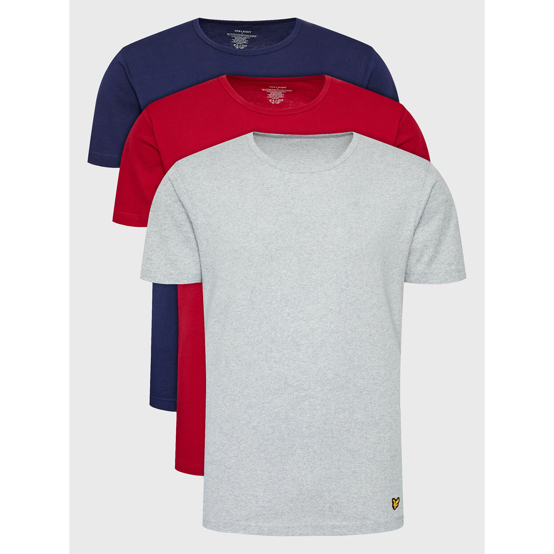 Lyle & Scott Σετ 3 T-Shirts - Pepit.gr