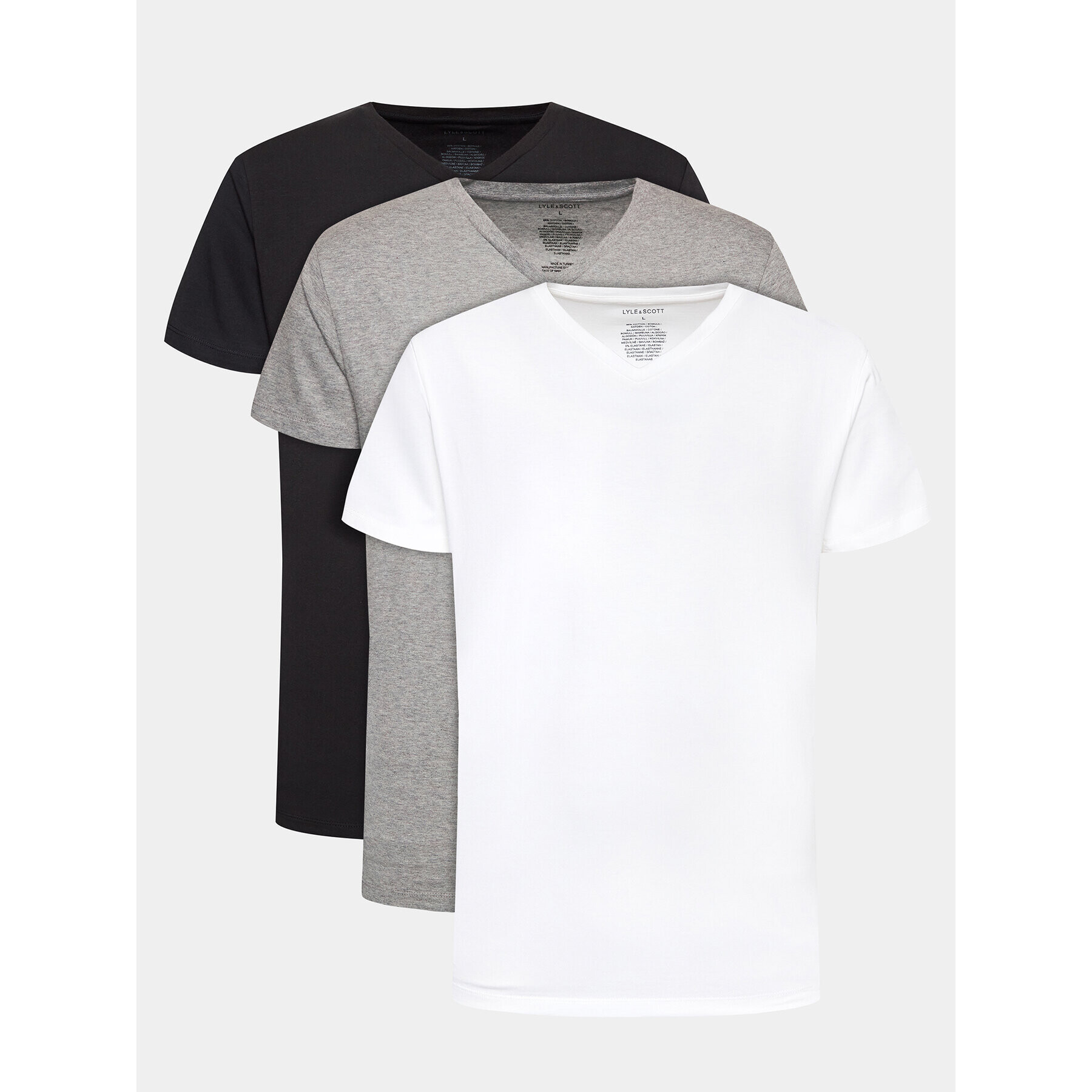 Lyle & Scott Σετ 3 T-Shirts - Pepit.gr