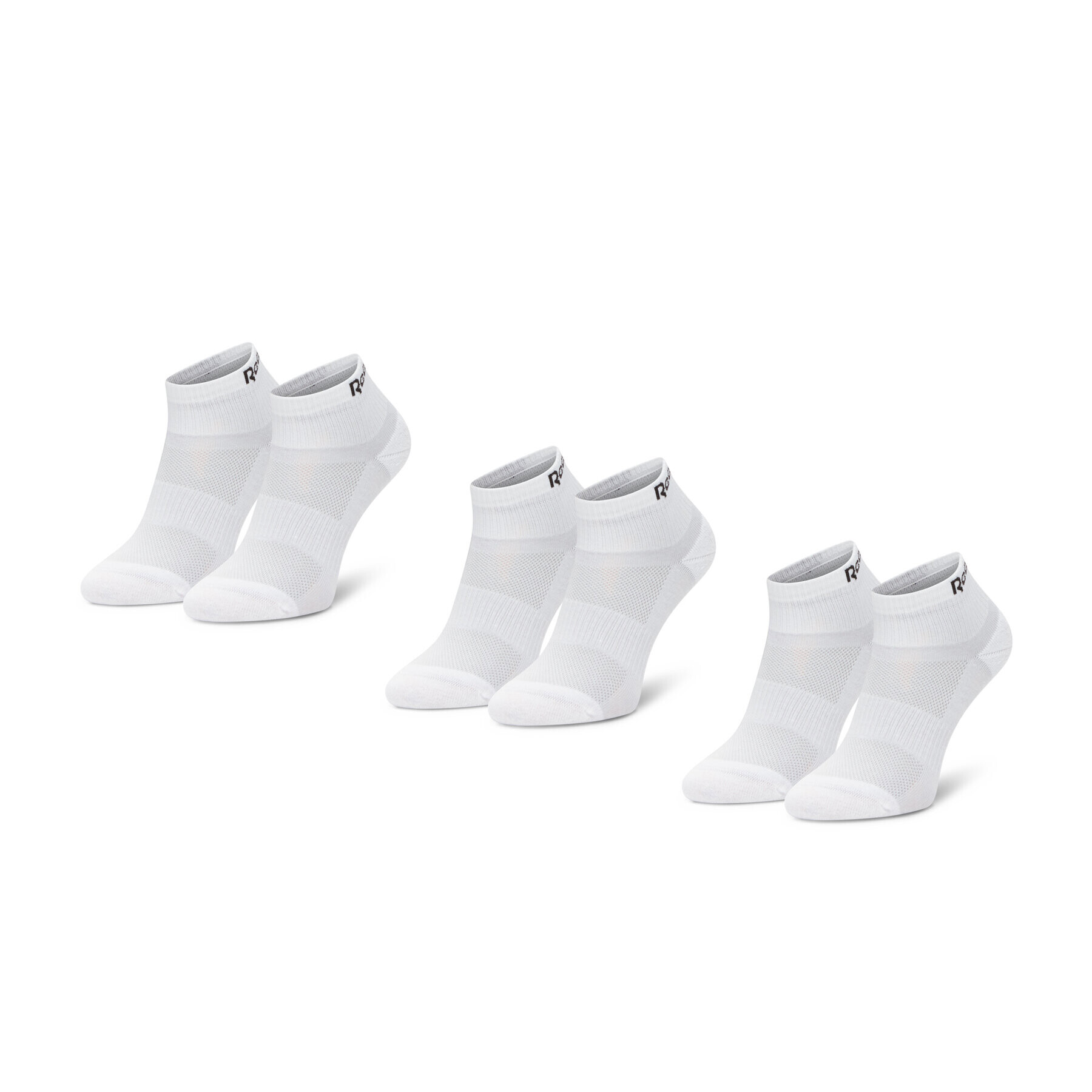 Reebok Σετ 3 ζευγάρια κοντές κάλτσες unisex - Pepit.gr