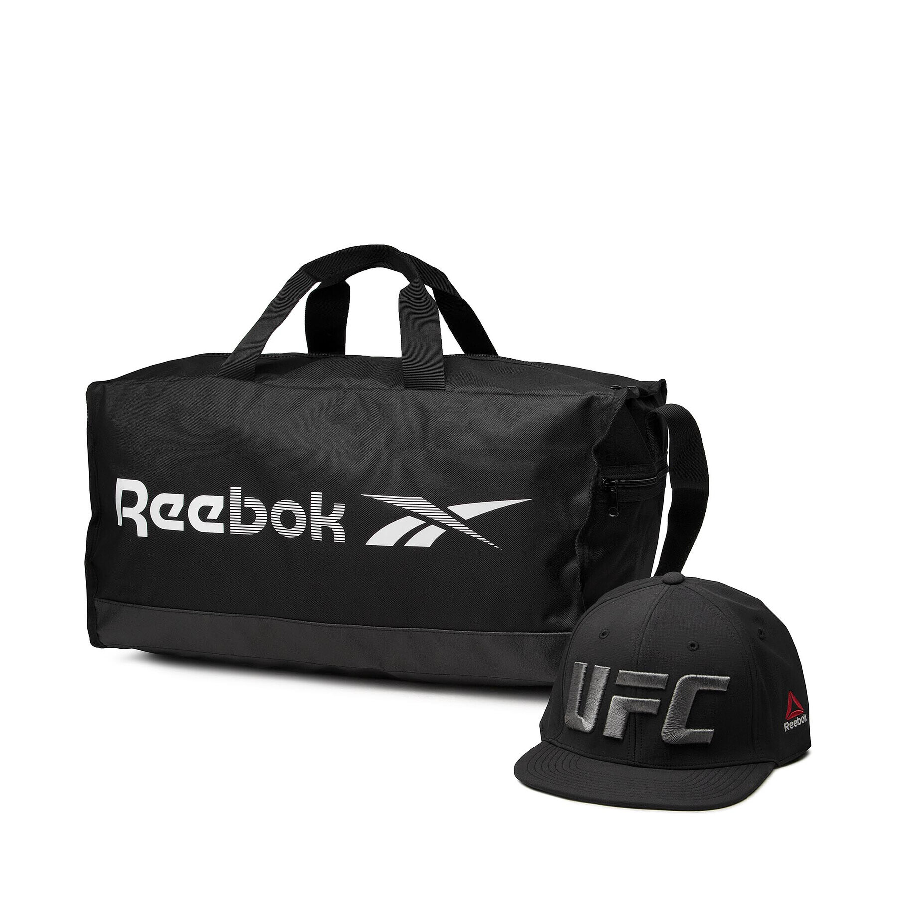 Reebok Σετ Τσάντα Ώμου για Γυμναστήριο & Jockey με Ίσιο Γείσο - Pepit.gr