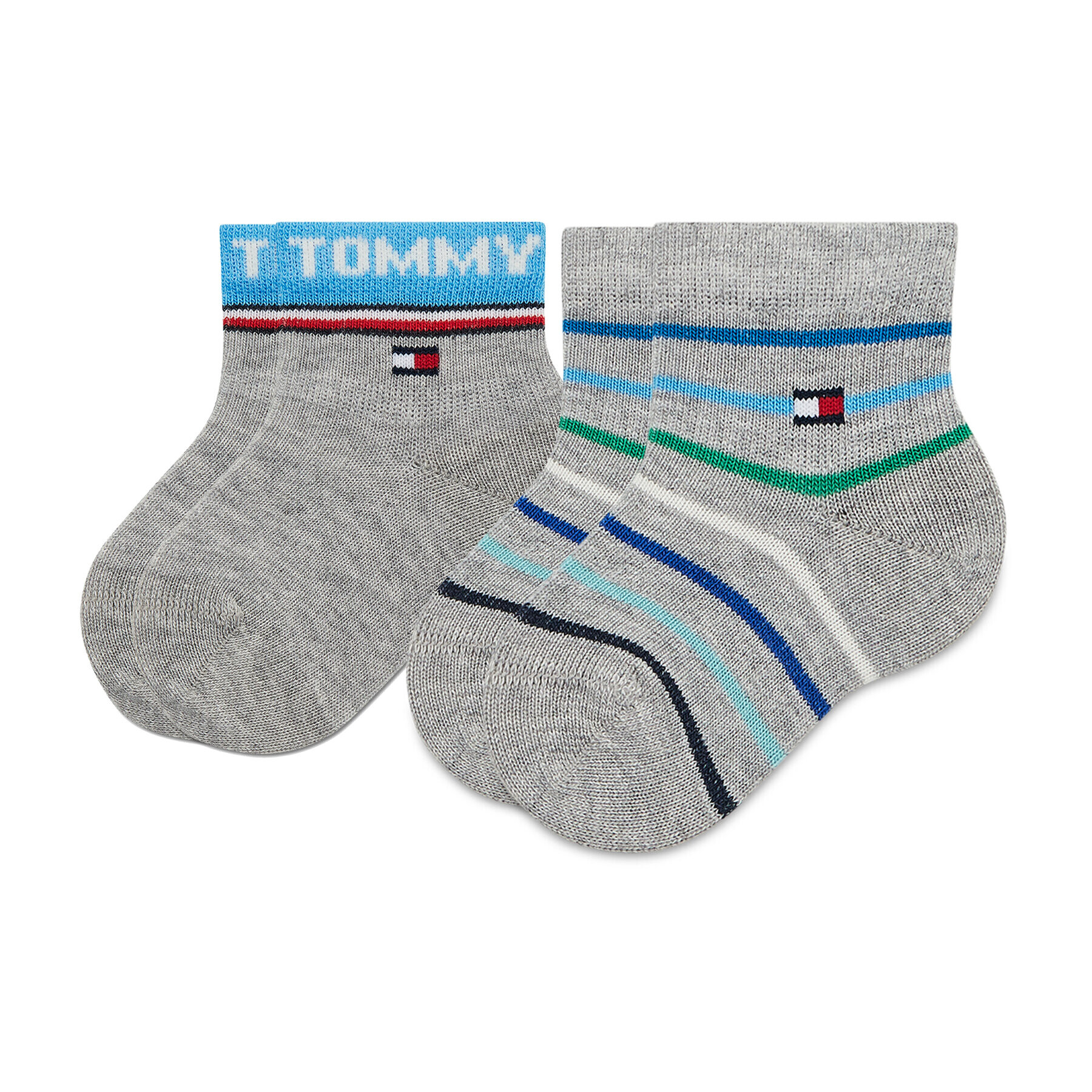 Tommy Hilfiger Σετ ψηλές κάλτσες παιδικές 2 τεμαχίων - Pepit.gr