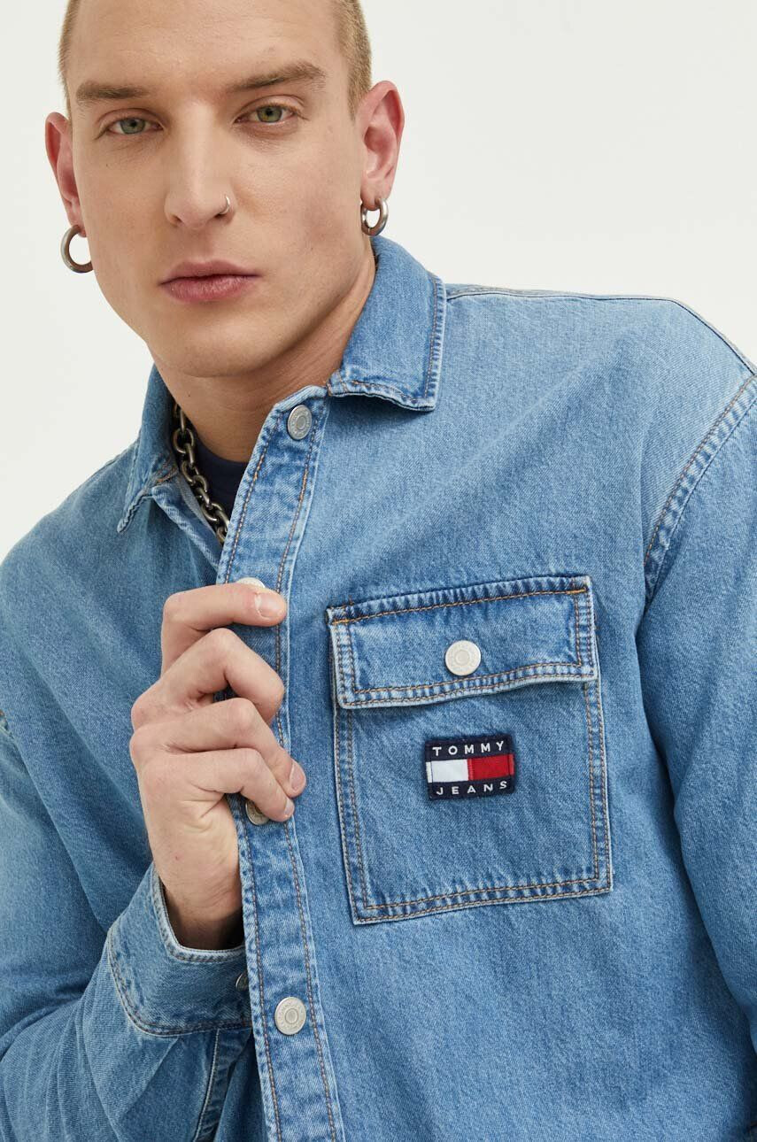 Tommy Jeans Τζιν πουκάμισο - Pepit.gr